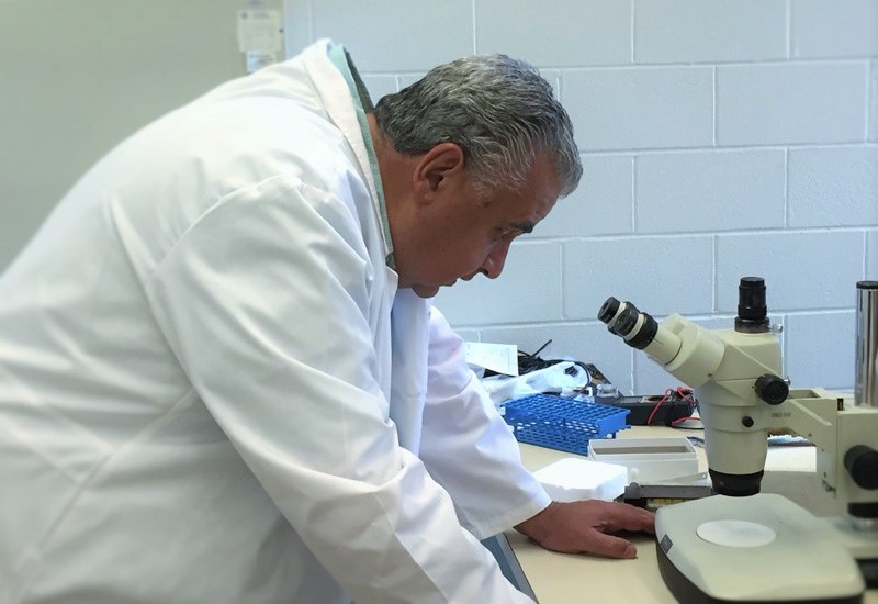 Bryan researching Chemical Sensitivity Test